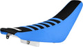 Enjoy Mfg Seat Cover - Compatible with Suzuki 2002-2024 RM85 RM 85_#41 (Light Blue Sides/Black top/Light Blue Ribs)