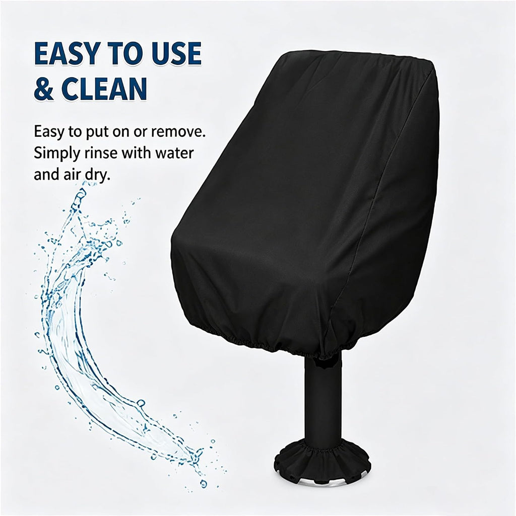 Boat Seat Cover for Sea Ray 250 Amberjack 2004-2008 | Waterproof Captains Chair Boat Seat Cover Outdoor Yacht Chair Protector