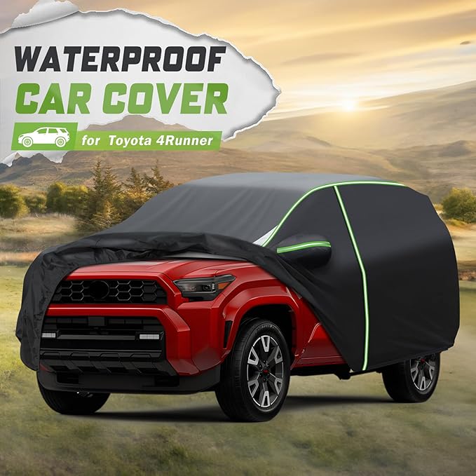 Mixsuper Liner Car Cover for Toyota 4Runner 2002-2026, 7 Layers Waterproof Car - Image 2