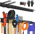 64'' All-Metal Garage Tool Organizer Wall Mount – Heavy-Duty Tool Rack Holds