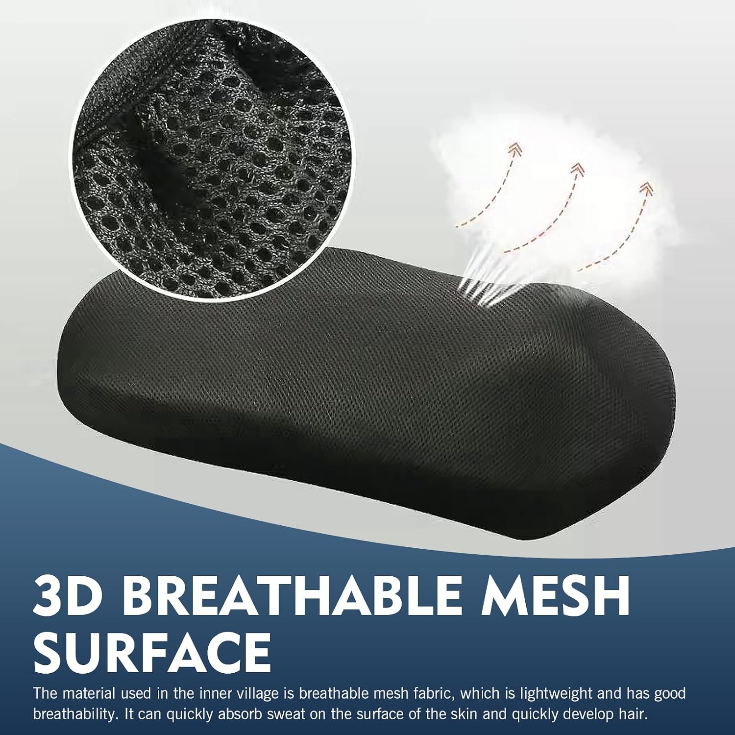 MLY Motorcycle Scooter Moped Seat Cover, Elastic Mesh Fabric Anti-Slip Protector Cushion, Breathable 3D Spacer Mesh Fabric Seat Cover, Universal for Most Motorcycle Scooter (Black #L)