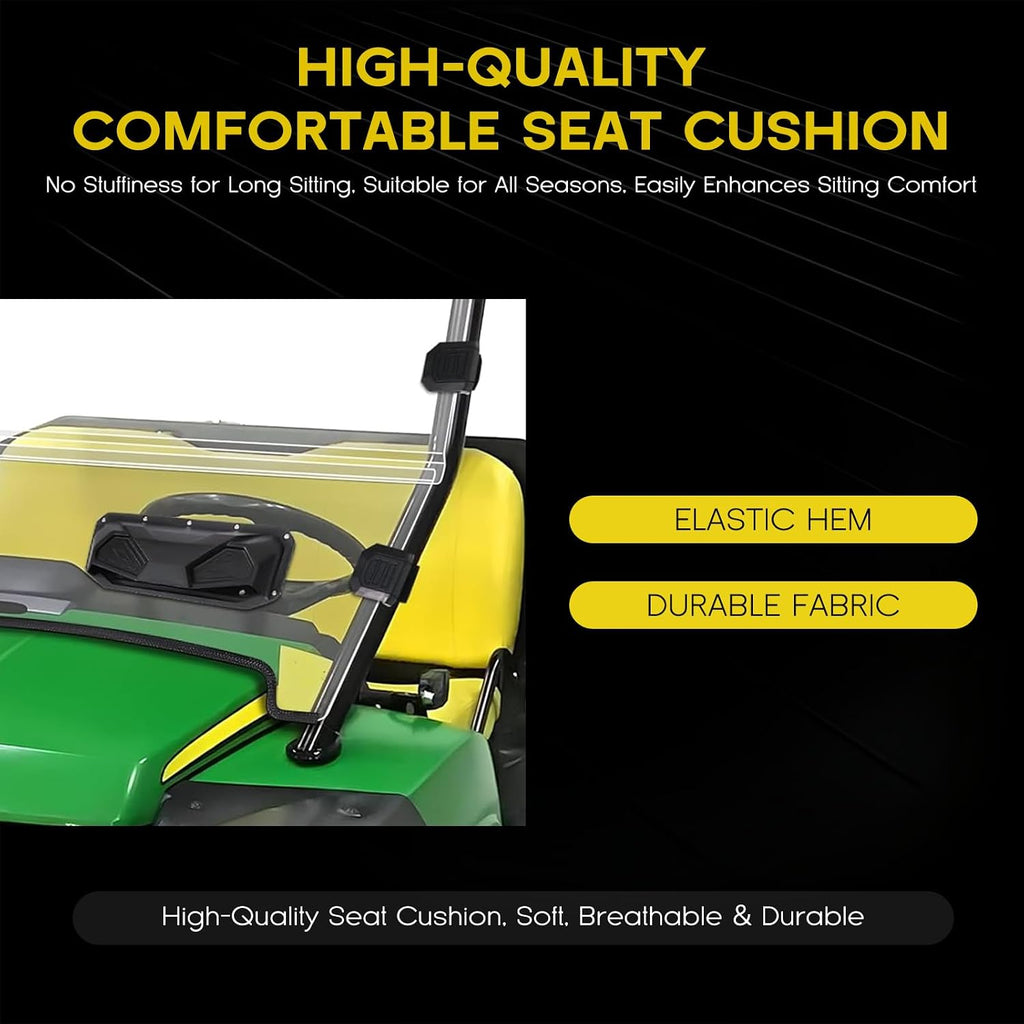 LP66449 Mid-Size Bench Seat Cover, Compatible with John Deere Gator XUV560/XUV590 | Waterproof 300D Oxford Fabric, Cushioned for Durable Protection