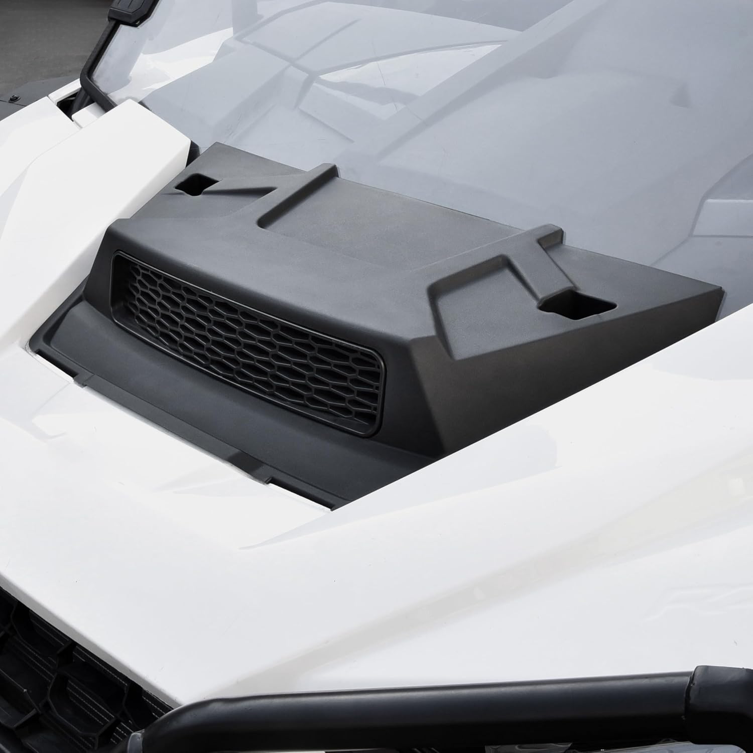 Front Turbo Hood Scoop for Polaris RZR XP 1000/XP4 1000 2024-2025 Accessories, Black Sport Air Intake Kit with Large Vent, Fast Heat Dissipation Durable Polypropylene Material
