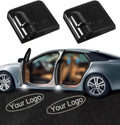 NewL 2Pcs Custom Logo LED Projector Car Door Step Courtesy Welcome Lights | Support custom any logo, Bright clear ghost shadow projection, universal car fit, Auto on/off with door opening & closing