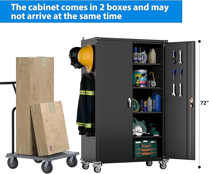 2025 Upgraded Wide & Deep Garage Storage Cabinet - Image 7