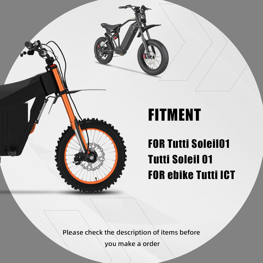 Seat Cushion Cover for Tuttio Soleil01 Electric Dirt Bike | Waterproof,Non-Slip,Black Stripe with Black Background for Tutti Soleil 01