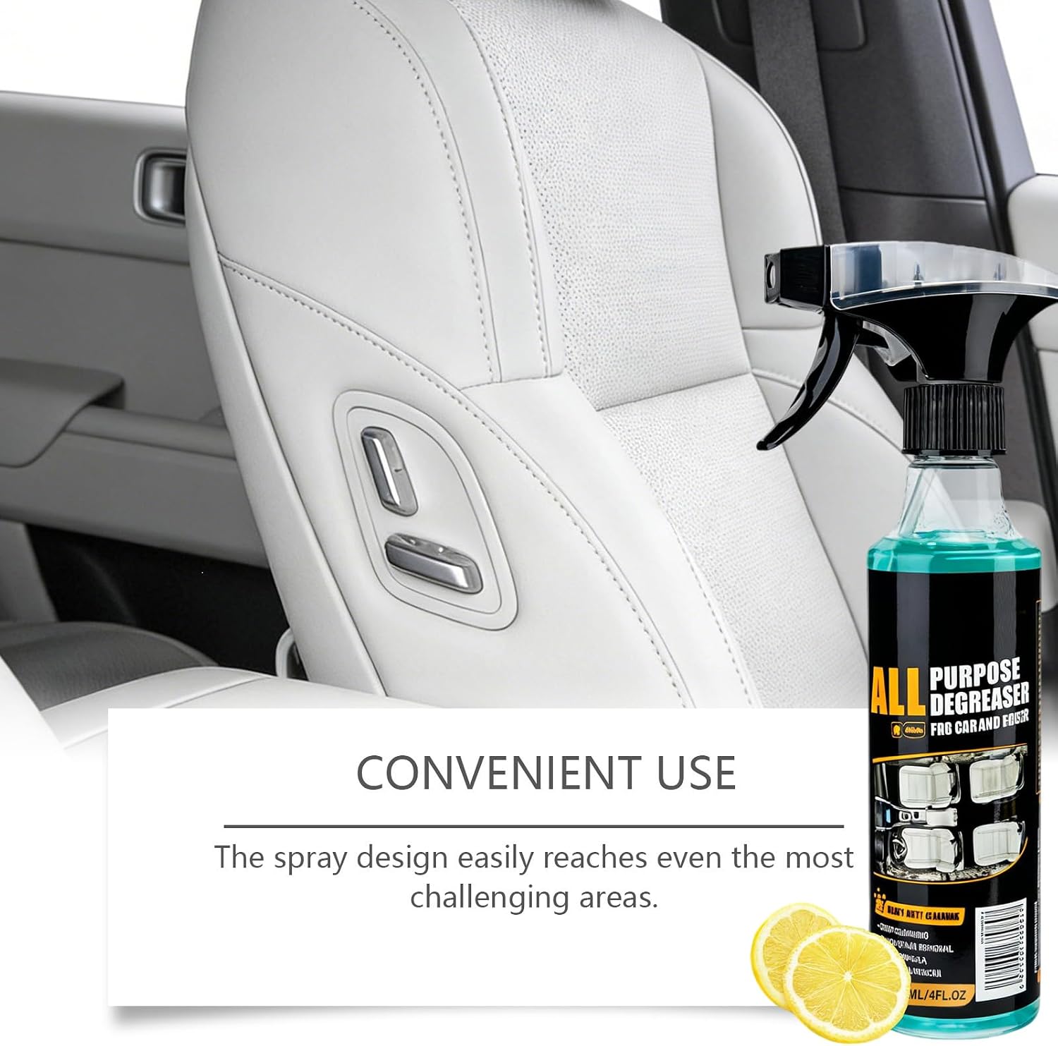Power Clean Multi Degreaser, Power Clean Multi Degreaser for Car and House, All Purpose Degreasers, Quick Stain Removal Foam Cleaner (1Pcs)