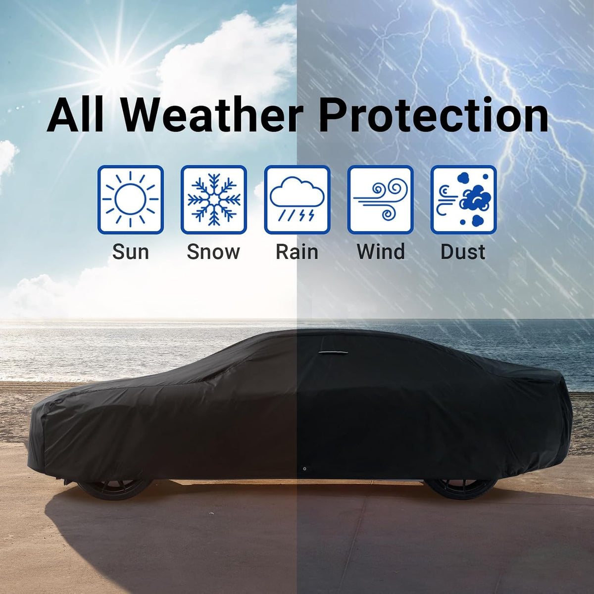 icarcover car cover waterproof all weather for 1946-1948, view 9
