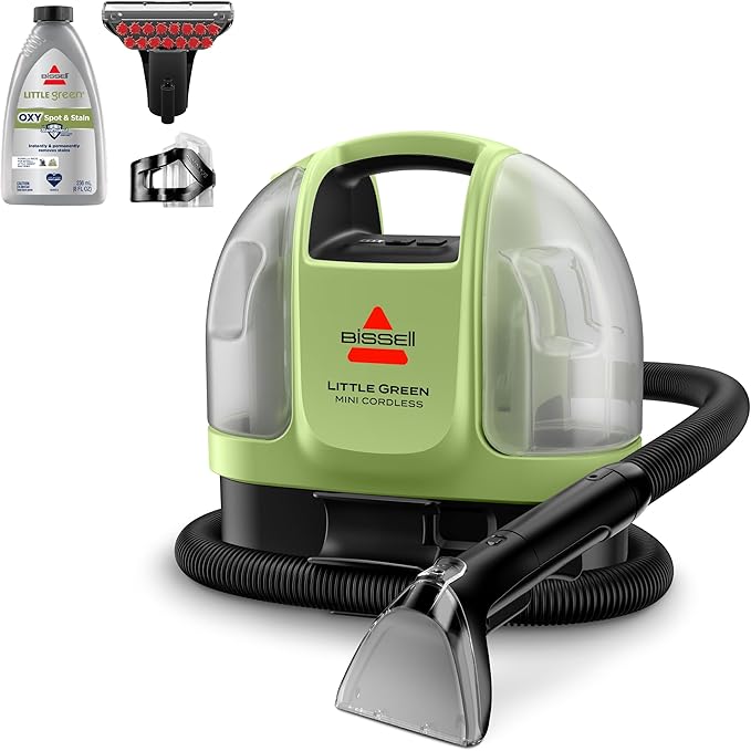 BISSELL Little Green Mini Cordless Portable Carpet and Upholstery Deep Cleaner by BISSELL