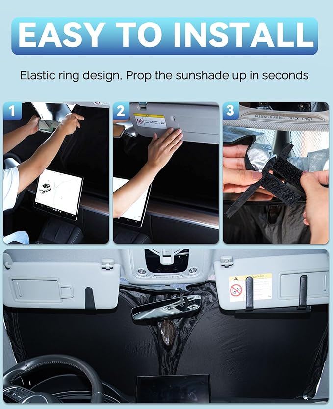 Windshield Sun Shade Car Sunshade - Image 7