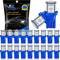 YM E-Bright 20-Pack 194 Led Bulb Blue, T10 168 912 W5W 2825 LED Bulb for Car Interior Dome Map Light Trunk Door Dashboard License Plate Light Lamp, 5050Chips 5SMD, DC 12V