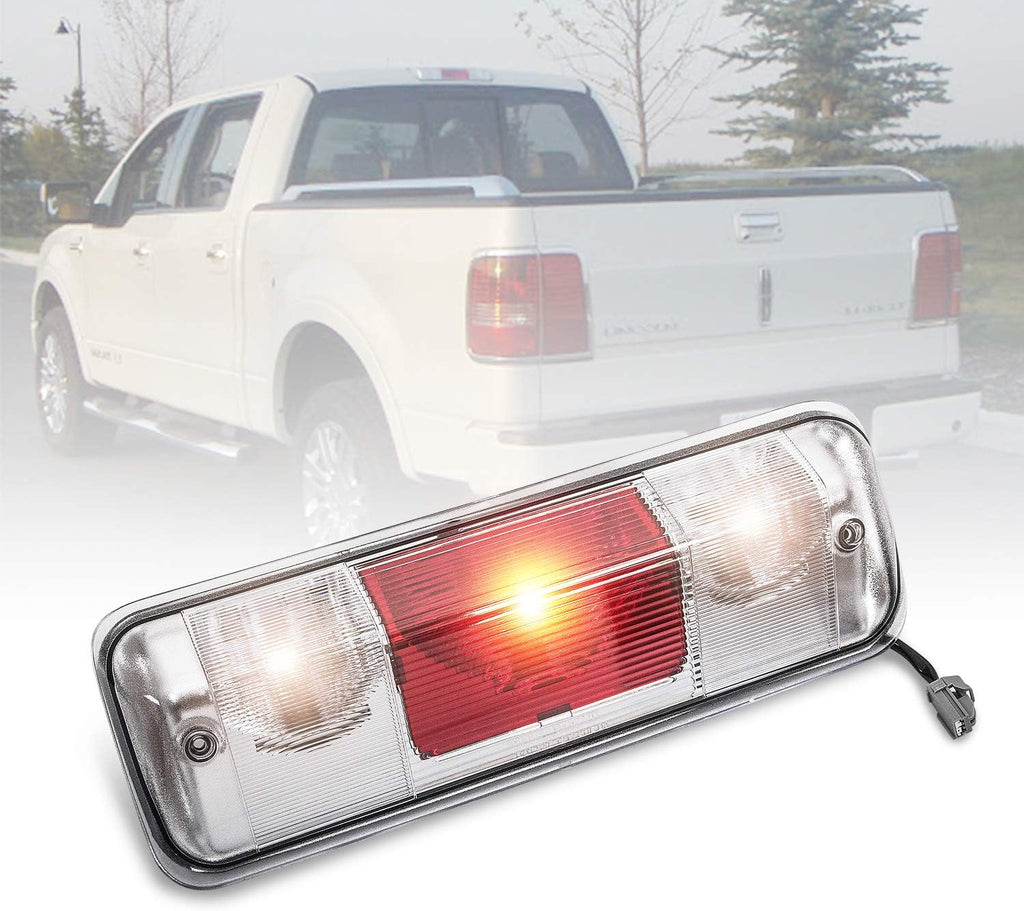 923-237 F150 Third 3rd Brake Light Compatible with 2004-2008 Ford F-150, 2007-2010 Explorer Sport Trac, 2006-2008 Lincoln Mark LT Brake Lamp Center High Mount Stop Trunk Cargo Rear Light