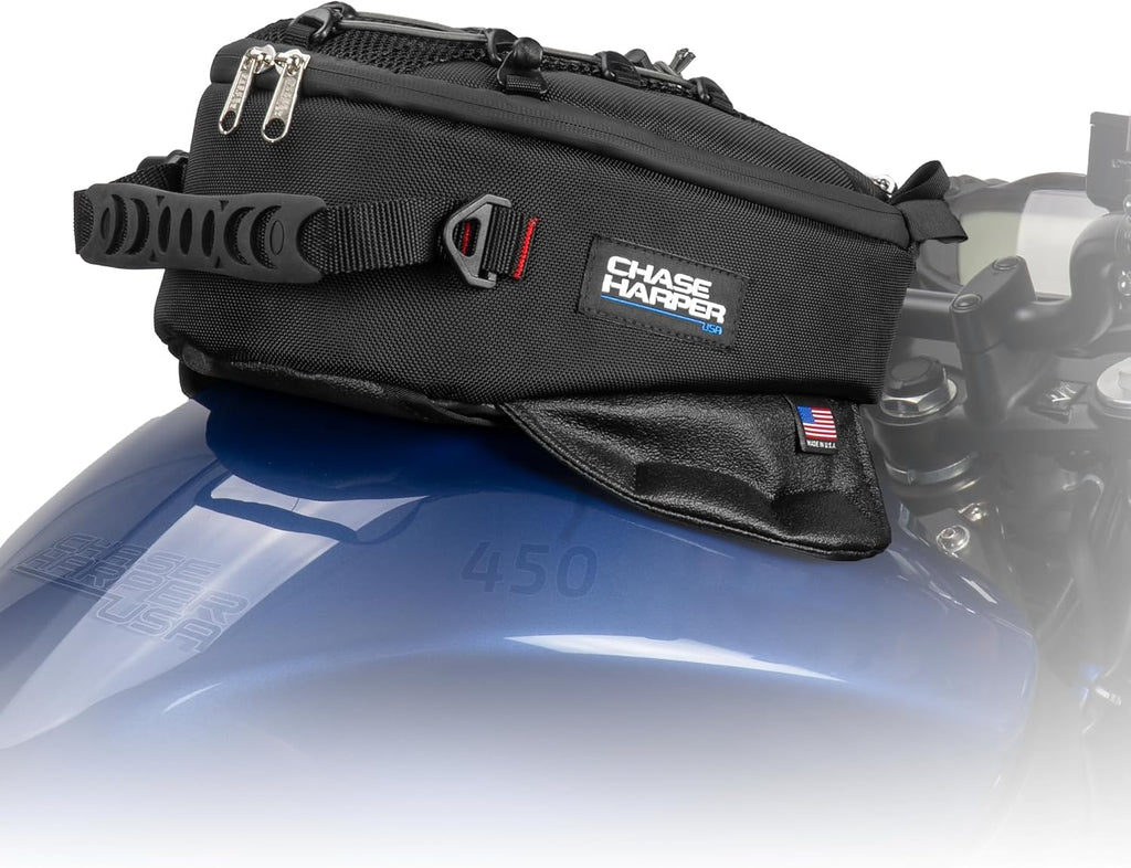 Chase Harper USA 450M Magnetic Tank Bag, Water-Resistant, Tear-Resistant, Industrial Grade Ballistic Nylon with Anti-Scratch Rubberized Polymer Bottom, Super Strong Neodymium Magnets