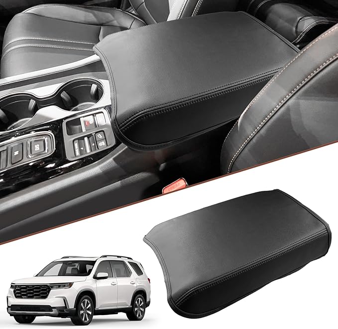 SKTU for 2023 2024 2025 Honda Pilot Armrest Cover for 2024 2025 2026 Honda by SKTU+BST+Car+Accessory