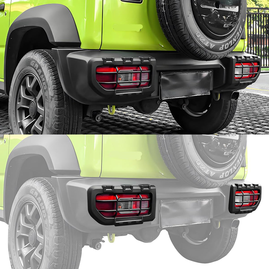 Tail Light Decoration Covers Rear Taillight Guard Trim for Suzuki Jimny 2019-2025 Car Lamp Protector Exterior Accessories Black H