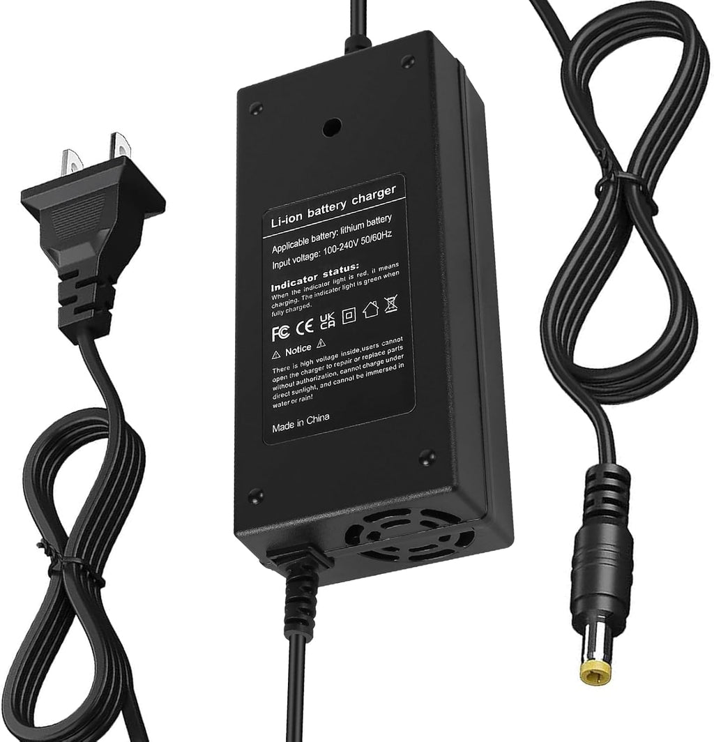 42V 2A Charger for GoTrax GXL V2, Apex, XR Ultra, Go Trax Eclipse, G2,G3, G3 Plus,G4, G Pro 3 Wheel, Astro,Rival, Flex,Flex Campus,Alpha XL/EBE1/EBE2/Shift S2, 5.5 x 2.1 mm / 5.5 x 2.5 mm Tip Port