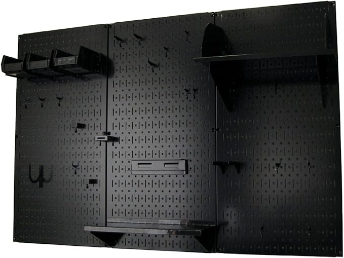 Wall Control Metal Pegboard Organizer 4ft Standard Storage Kit - Image 3