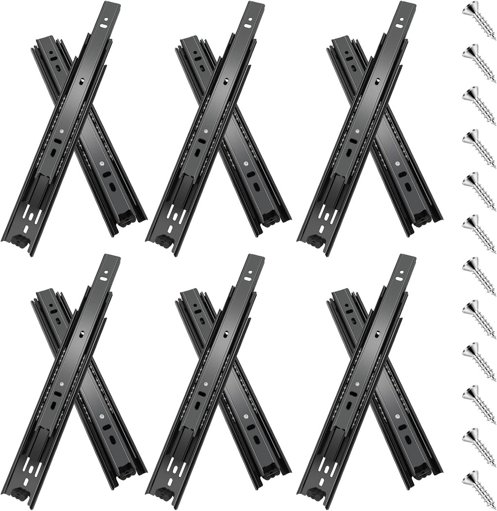 sulawskys 10 inch drawer slides, 6 pairs (12, main product view