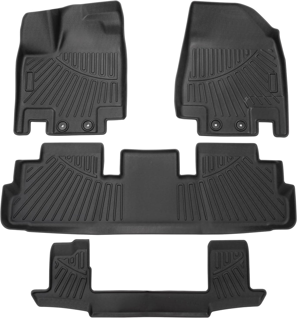 Powerty Floor Mats for 2023-2025 Nissan Pathfinder 7 Seats Accessories All