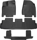 Powerty Floor Mats for 2023-2025 Nissan Pathfinder 7 Seats Accessories All