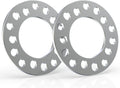 MZS 5x114.3 Wheel Spacers, 1/4" 6mm Thick 5x4.5 5x115 - M14x1.5 1/2" Thread Pitch Compatible with Wrangler TJ YJ/Cherokee/Explorer/Mustang/Ranger/Challenger/Model Y 2WD/4WD Fit 5 Lug