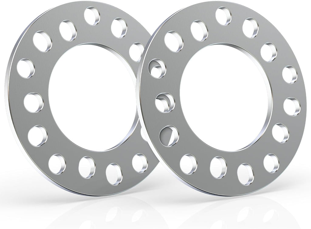 MZS Wheel Spacers, 1/4" 6mm Thick 5x115mm 14x1.5mm Thread Compatible with 2015-2024 Charger / 2009-2024 Challenger 2WD/4WD Fit 5 Lug 5/115 71.5mm Center Bore - Pack of 2