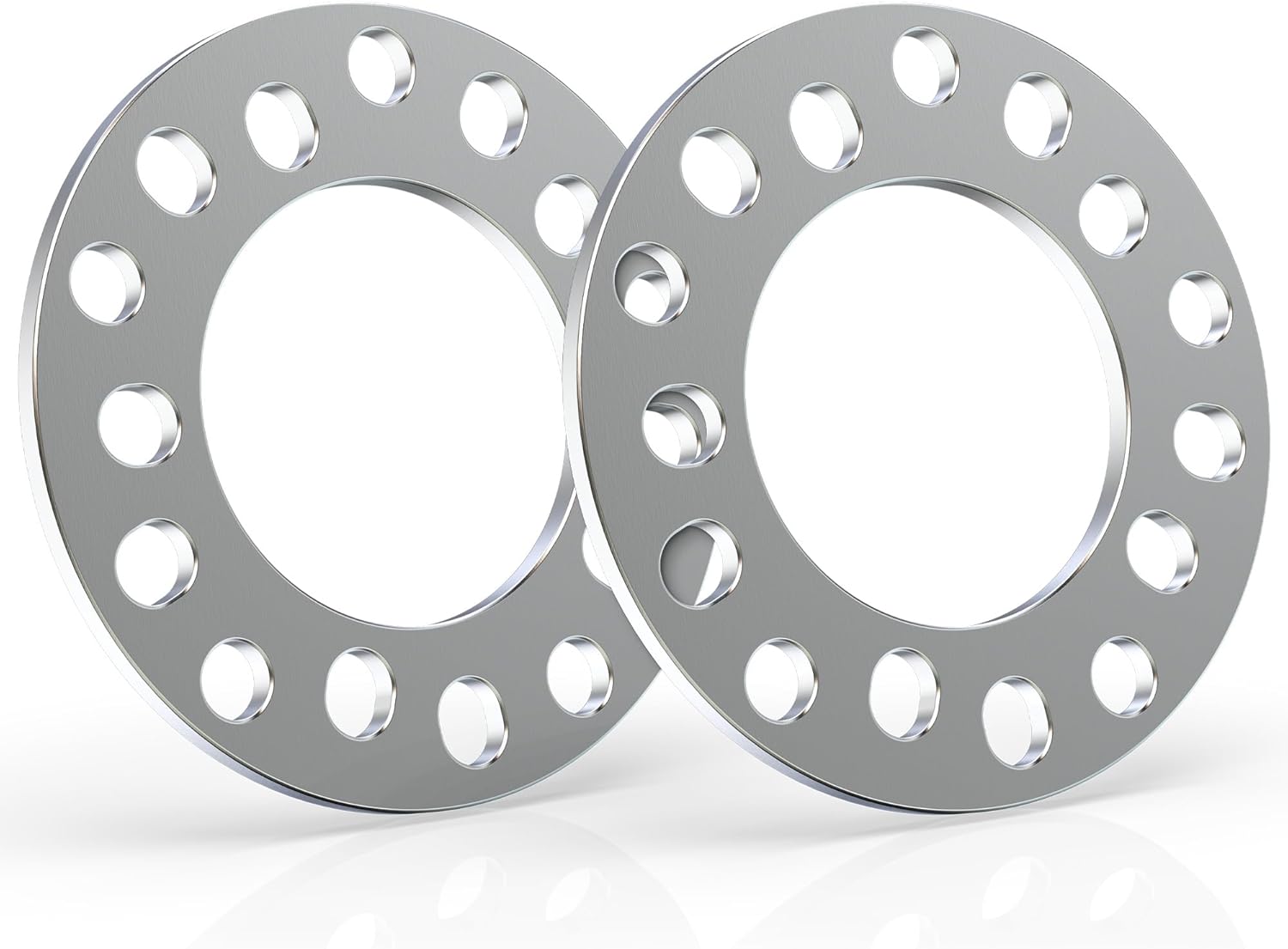 MZS Wheel Spacers, 1/4" 6mm Thick 5x115mm 14x1.5mm Thread Compatible with 2015-2024 Charger / 2009-2024 Challenger 2WD/4WD Fit 5 Lug 5/115 71.5mm Center Bore - Pack of 2
