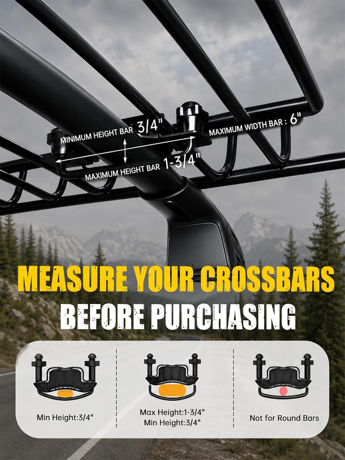 MIKKUPPA Roof Rack Basket with Waterproof Cargo Bag - Rooftop Carrier Combo | 150 Lbs Capacity Roof Rack Basket & 17 Cubic Feet Waterproof Luggage Bag, for SUVs, Trucks, Cars