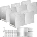 6"x 6" post base, 5pcs stainless steel post, main product view