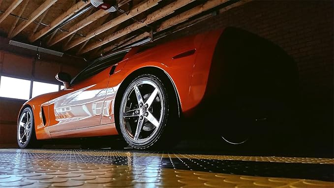 RaceDeck CircleTrac, Durable Interlocking Modular Garage Flooring Tile - Image 3