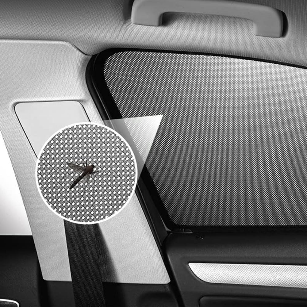 Car Window Sun Shade for Toyota 4Runner 4 Runner 2000-2019, Magnetic Mesh Side Window Screens for Camping Bug Protection, Breathable Automotive Sunshade Privacy Cover,F/7 Wholecar
