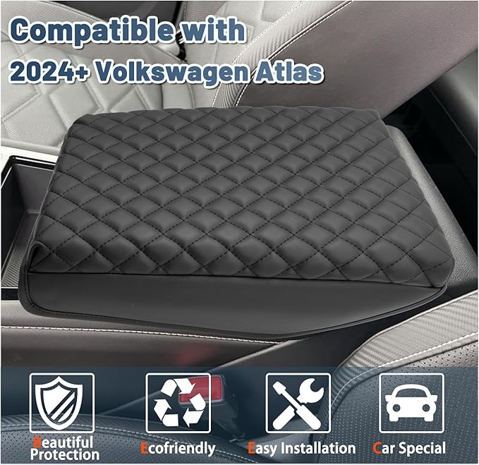Ruiya 2025 Atlas Armrest Cover for VW Atlas 2025 Accessories Soft Comfy Thicken - Image 2