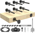 6 in hidden floating shelf brackets 6 pack, main product view