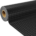7.5x25 FT Garage Floor Mat, 2.8mm Thicked Flooring Roll 188 sqft Diamond Plate by Lanbos