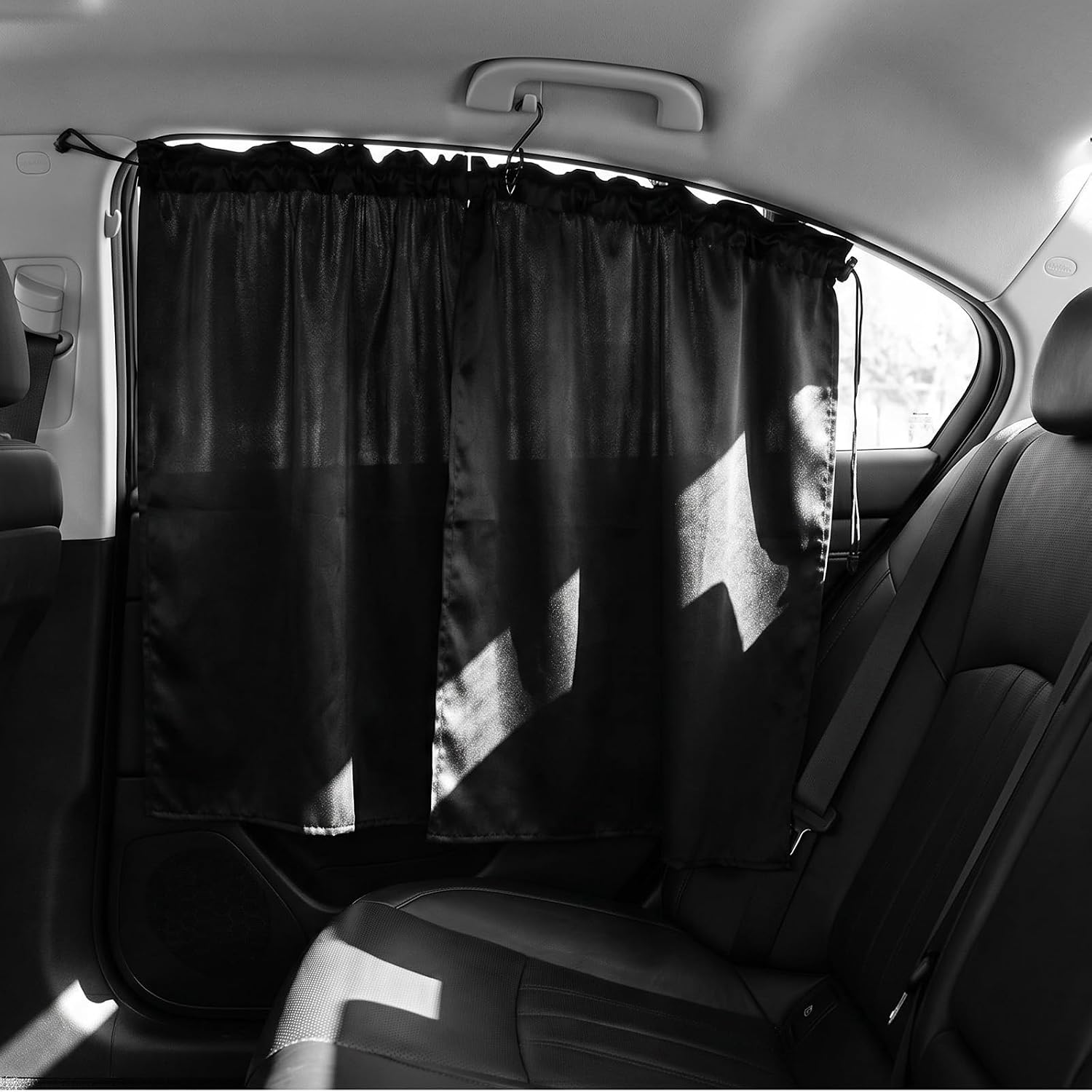 3Pcs Car Privacy Curtain, Car Window Shades | Universal Car Window Shades Light Blocking Sunshades, Side Window Covers Car Interior Accessories for Sleeping Traveling