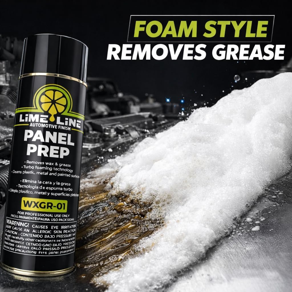 LiME LiNE Wax and Grease Remover: Automotive Pre Prep Aerosol (Pack of 1)