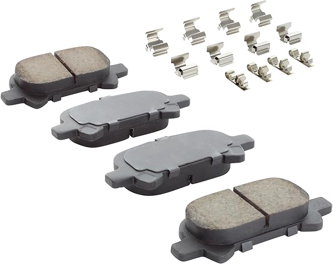 Premium Ceramic Rear Brake Pads Compatible - Image 2