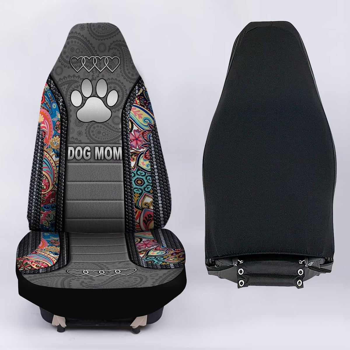 howilath seat covers for cars 2 piece vehicle showing dimensions
