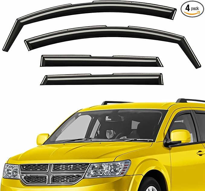 Extra Durable Window Deflectors in-Channel Window Visors Rain Guards Fit by AEROGUYSCustomfitrainguard