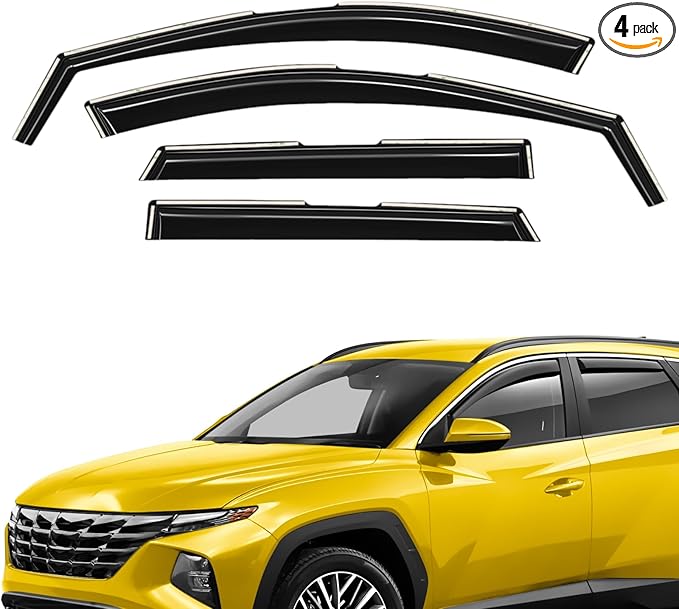 Extra Durable Window Deflectors in-Channel Window Visors Rain Guards Fit by AEROGUYSCustomfitrainguard