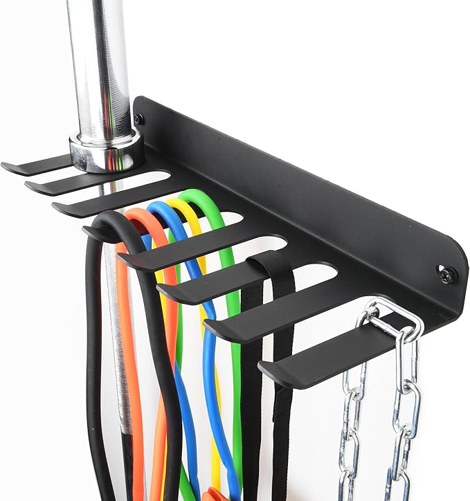 Performance Seven Bars Holder Storage, Custom Powder Coated HEAVY-DUTY STEEL by VAIIO