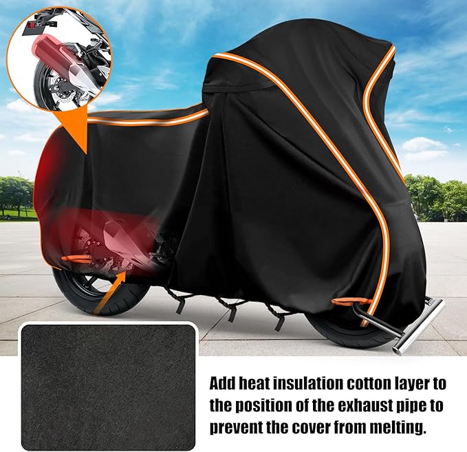 420D Motorcycle Cover for Kawa Ninja 400 500 650 Z900 Zx6r/Yamaha R1 R3 R6/BMW - Image 3