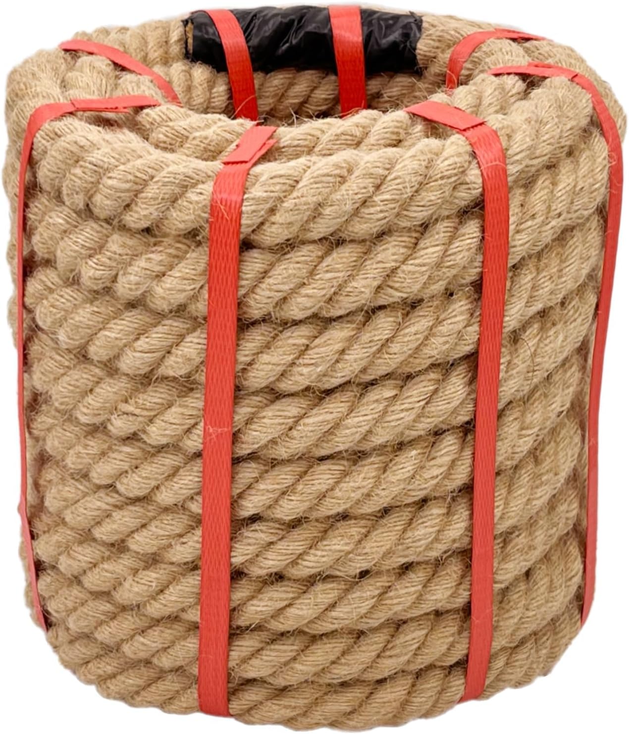 3/4 Inch x 50 Ft Hemp Rope, 578 Lbs Working Strength, 4 Strand Twisted Cord for Cat Scratchers, Gardening, Landscaping & Decor