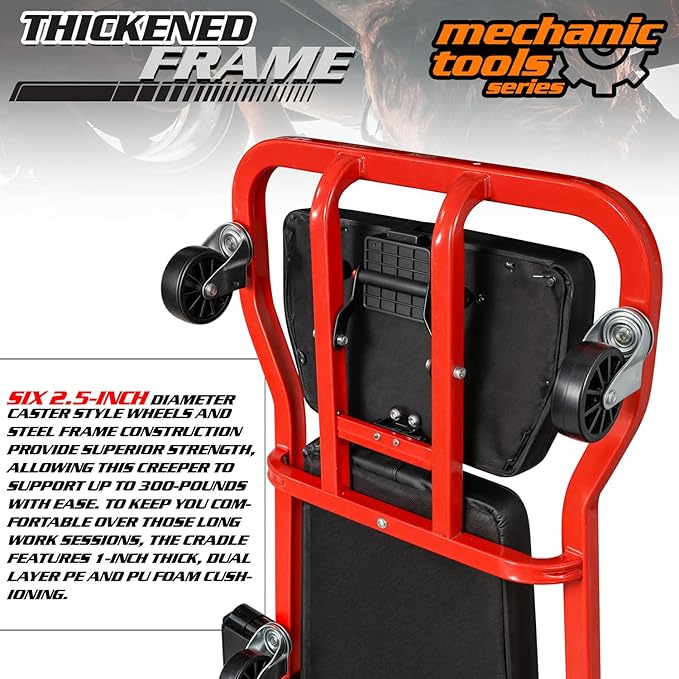 M-AUTO Heavy-Duty Automotive Creeper - Image 8