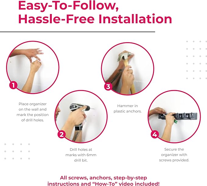 EXTRA GRIP Mop & Broom Holder Wall Mount - Image 8