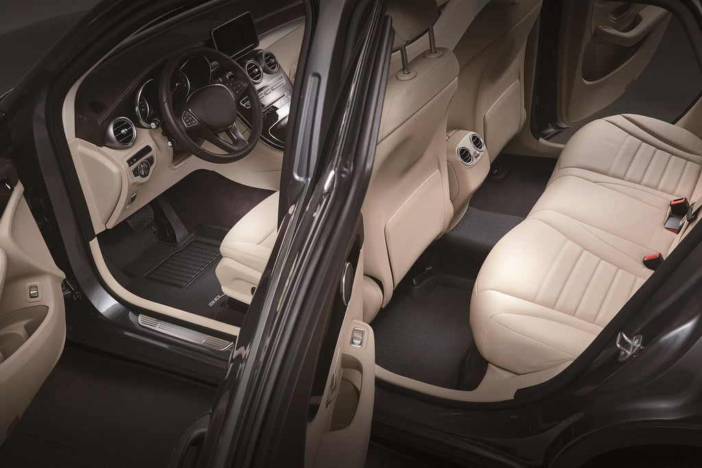3D MAXpider Custom Fit Kagu Floor Mat (Black) Compatible with Polestar 4 2025-2026 - Full Set