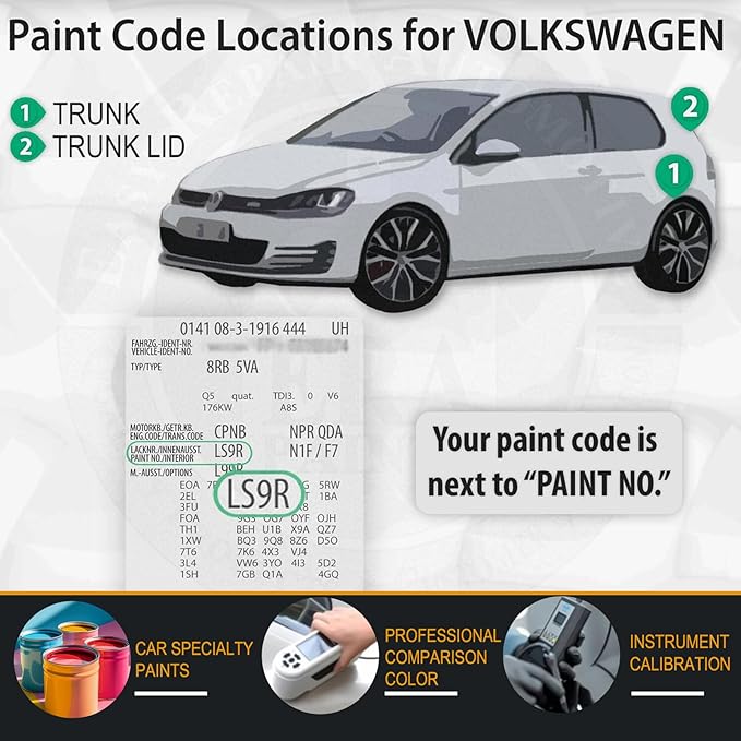 LD7X/2R Platinum Gray Metallic Car Touch Up Paint - Image 6