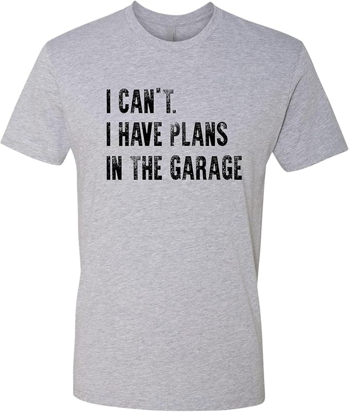 Go All Out Adult I Can't I Have Plans in The Garage Funny Dad Gift Deluxe Soft - Image 2