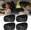 4 PCS Car Window Shades, Universal Fit for Most Vehicles, Front & Back Half-Shade Side Window Shades, Blocks UV Rays, Window Shade for Baby in Car