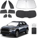 TINGLU Window Shades for Toyota Corolla Cross 2022-2024 2025 Accessories Car by TINGLU